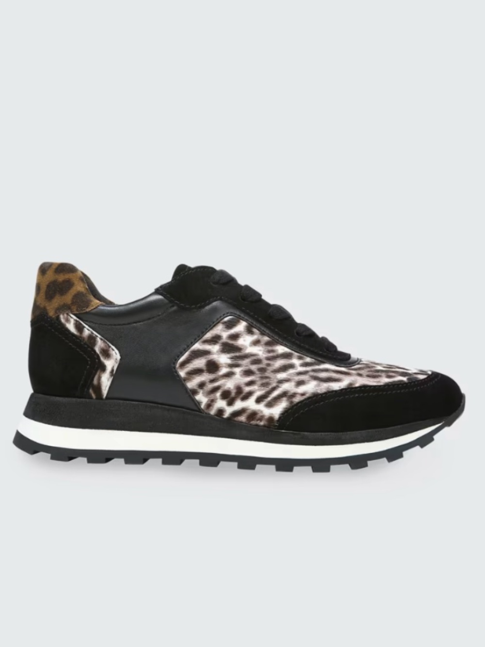 Veronica Beard Hartley Leopard-Print Trainer Sneakers , size 8 NWOB